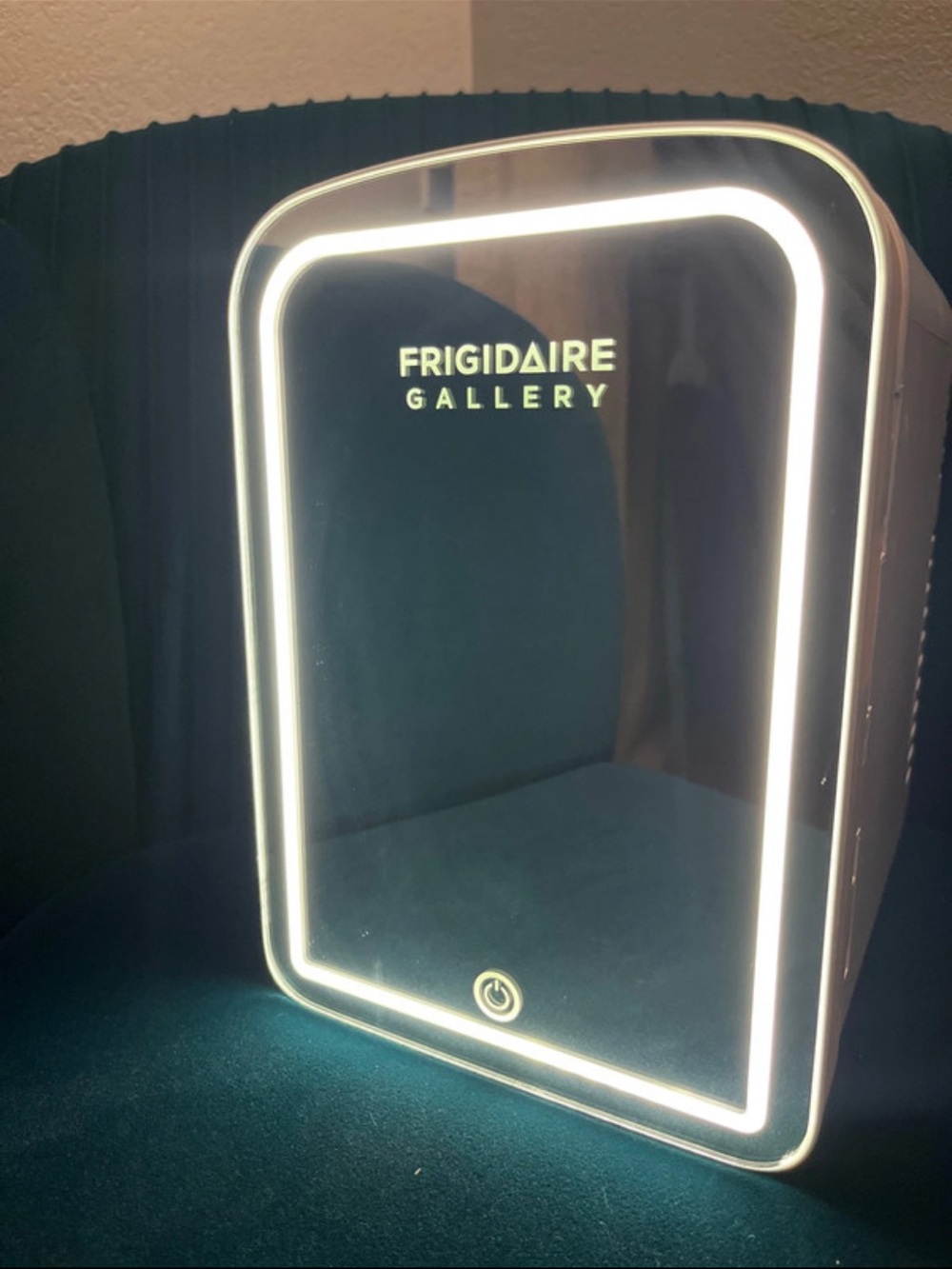 Frigidaire Gallery White LED Beauty Fridge for Skincare